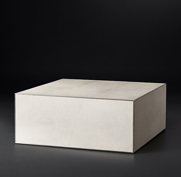 SHAGREEN CUBE SQUARE COFFEE TABLE - Image 1