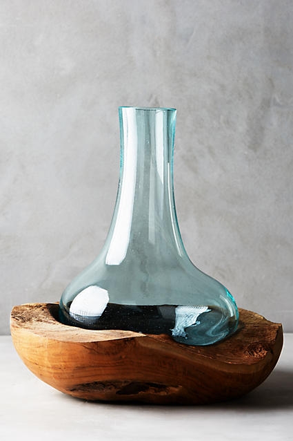 Teak & Bottle Vase - Large - Image 0