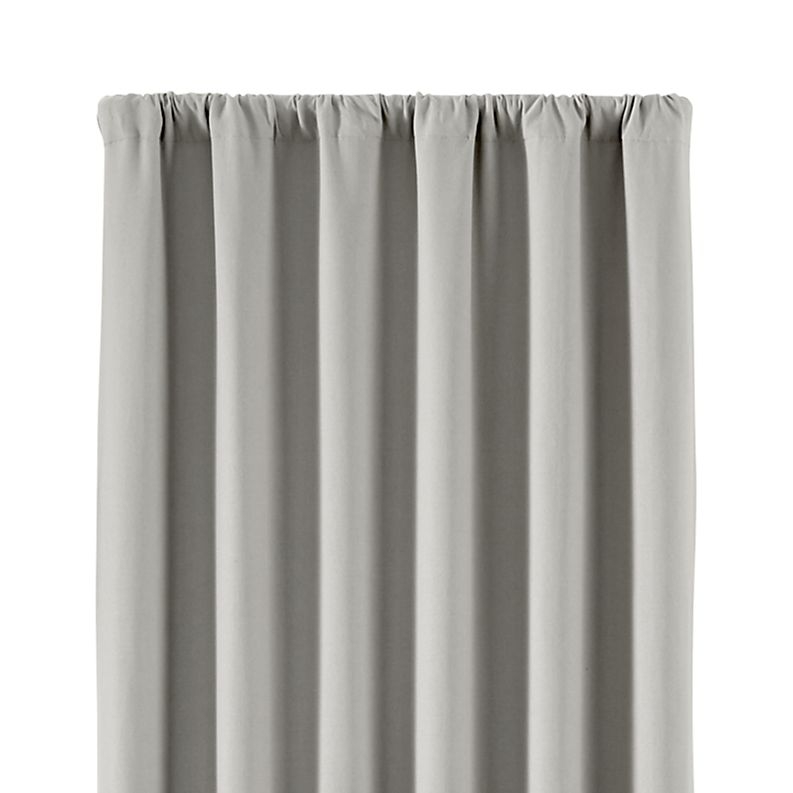 Wallace Blackout Curtain Panel - 84" - Grey - Image 0