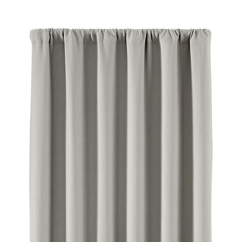 Wallace Blackout Curtain Panel - 84" - Grey - Image 0