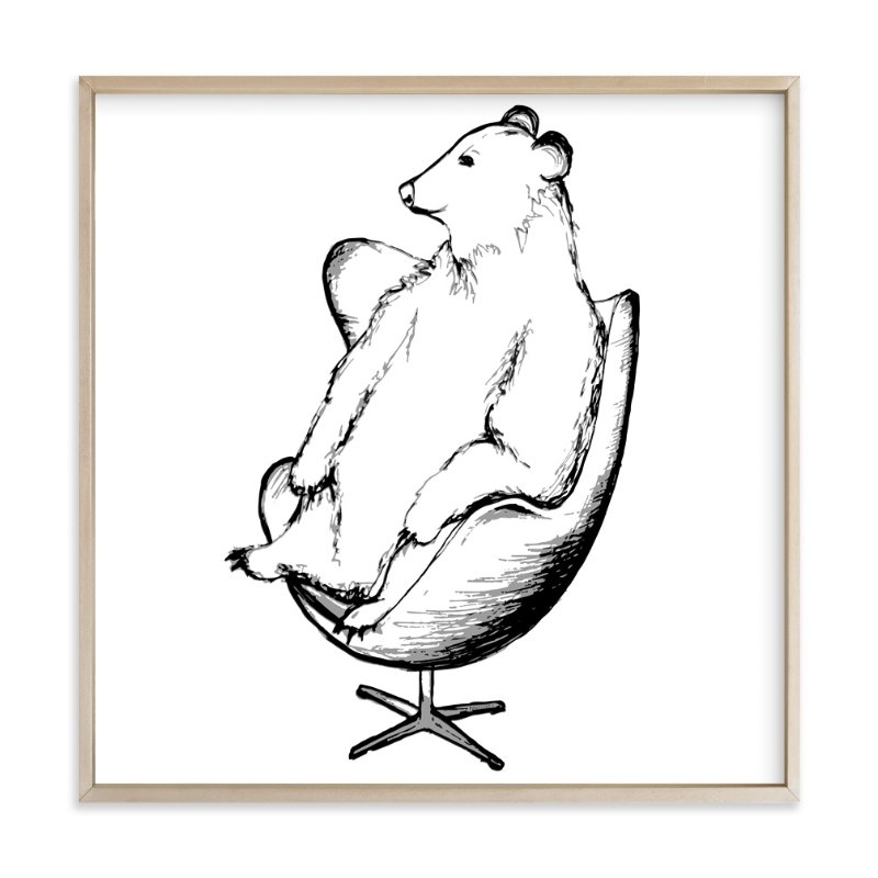 egg chair bear - Image 0