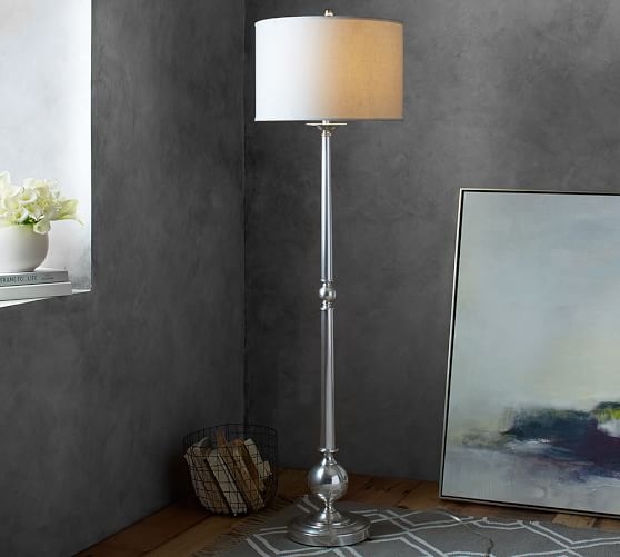 Gillian Candlestick Floor Lamp Base - Image 1