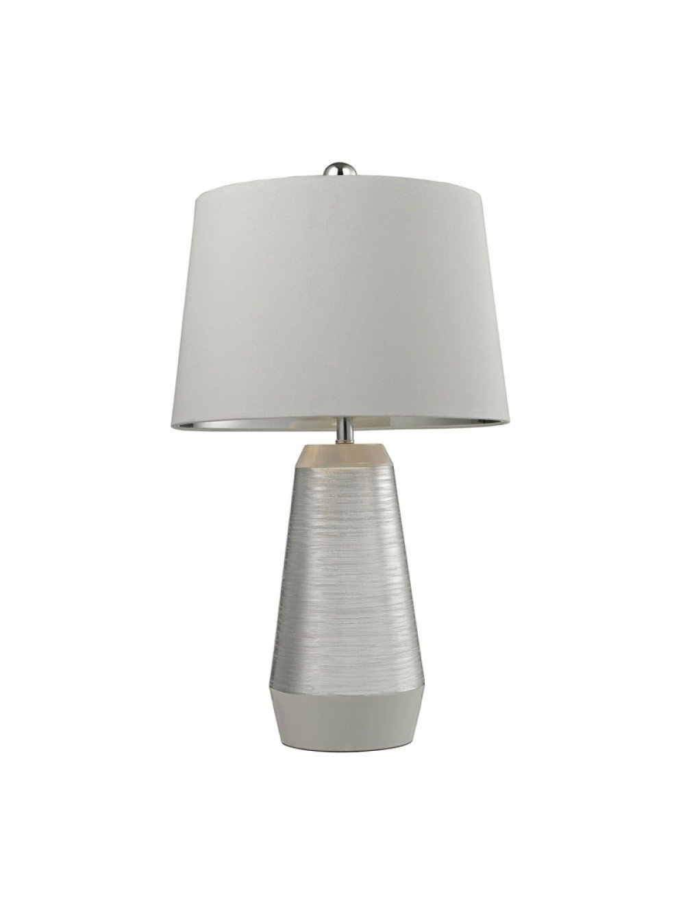 Silver Swirls Table Lamp - Image 0
