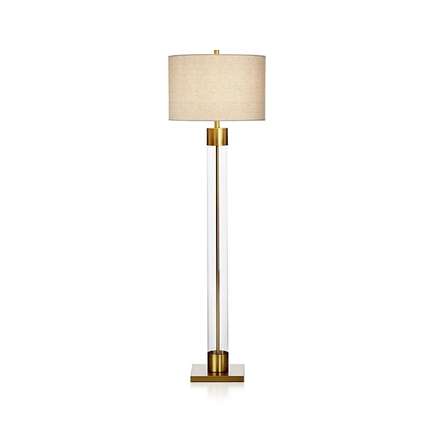 Avenue Brass Floor Lamp - Brass - Image 0