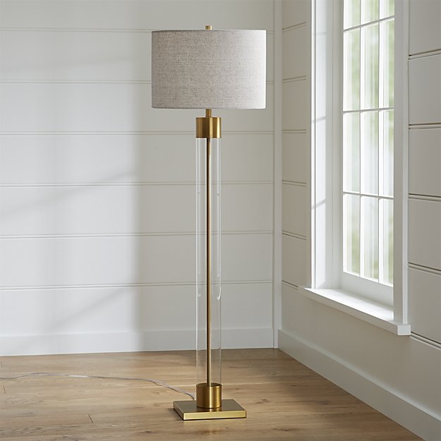 Avenue Brass Floor Lamp - Brass - Image 1