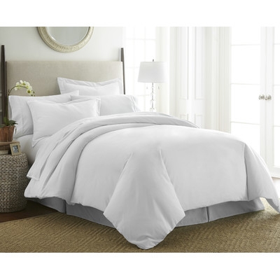 Simply Soft™ Duvet Cover Set- White- Queen - Image 2
