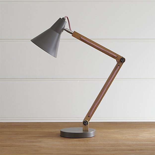 Rex Grey Desk Lamp - Image 1