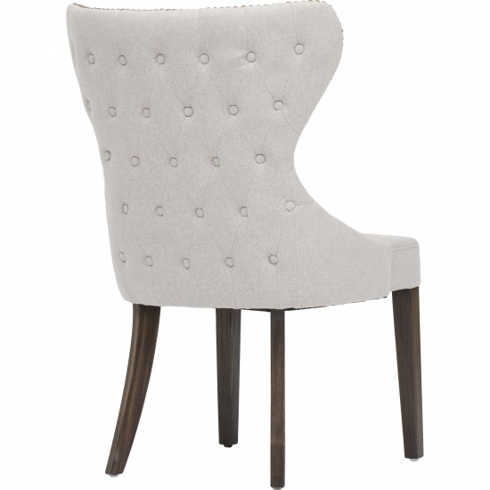 Ariana Dining Chair - Light Grey - Image 3