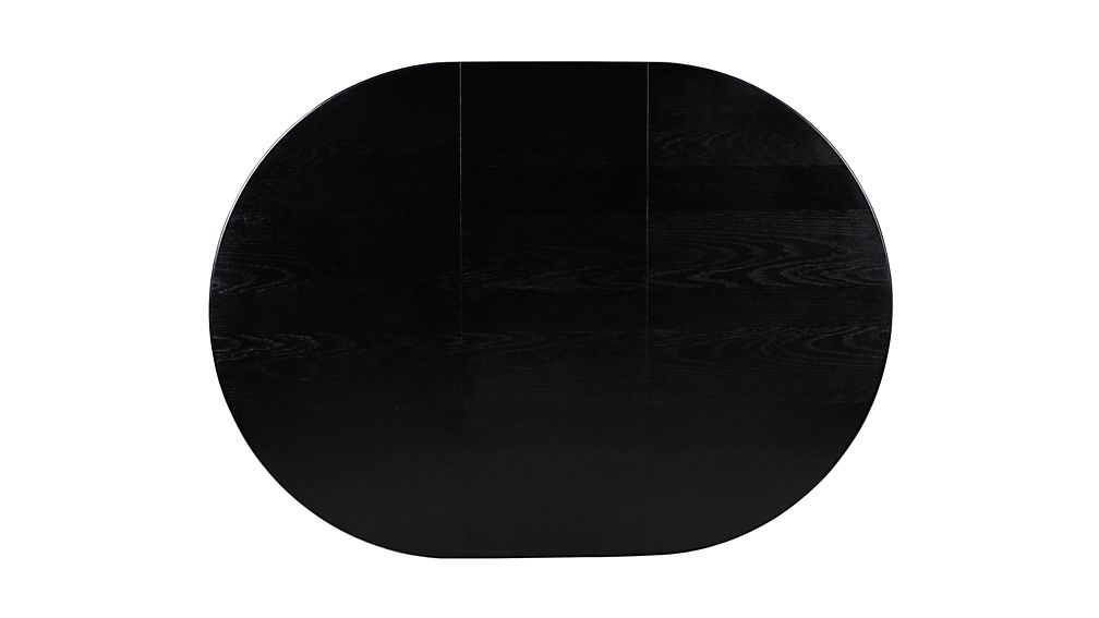 Avalon 45" Black Round Extension Dining Table - Image 7