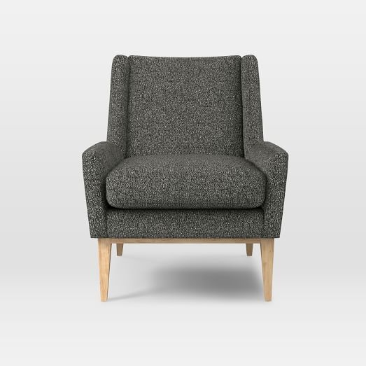 Frankie Chair - Boucle, Charcoal - Image 0