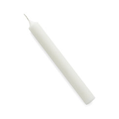 White 8" Taper Candle - Image 0