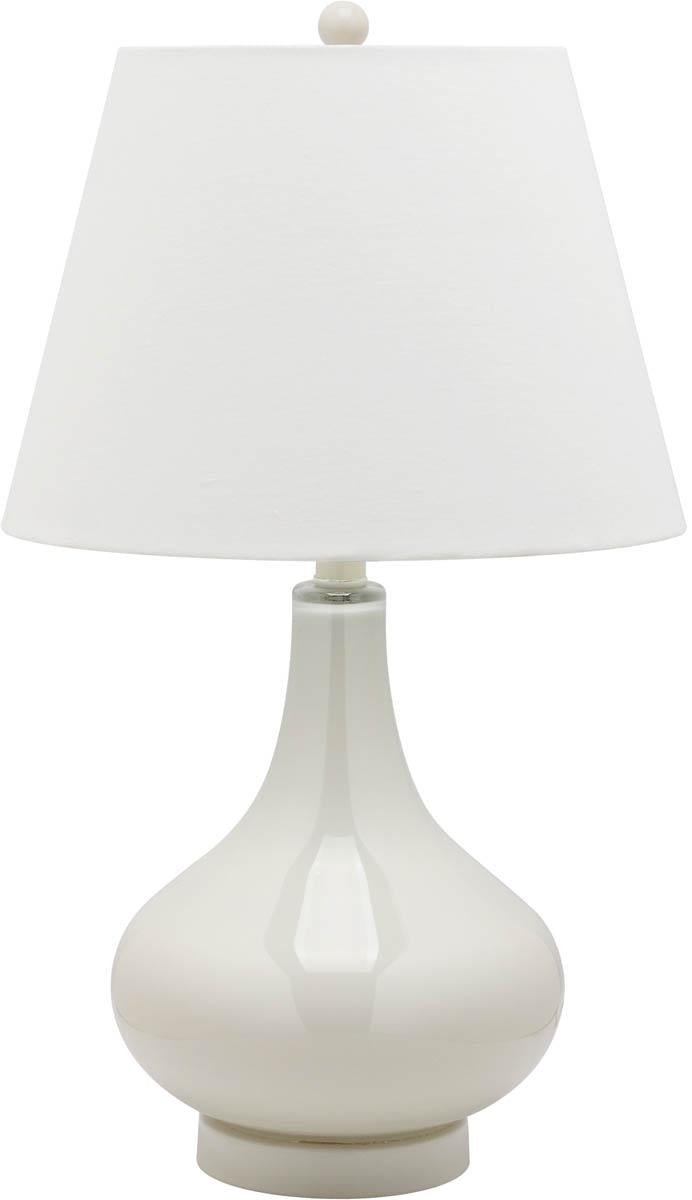 Amy 24-Inch H Gourd Glass Table Lamp - Pearl - Arlo Home - Image 0