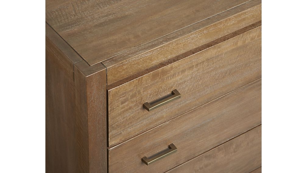 Dawson Grey Wash 6-Drawer Dresser - Image 3
