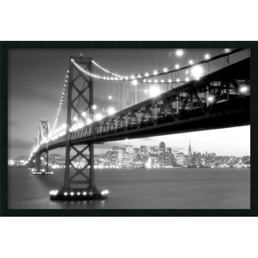 San Francisco Photographic Print - 25.66'' H x 37.66'' W - Satin black frame - Image 0