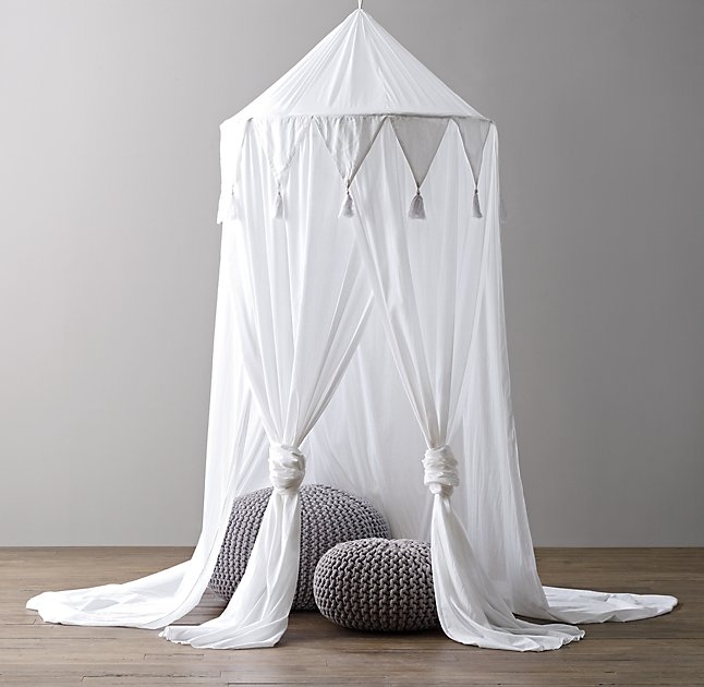COTTON VOILE PLAY CANOPY - Image 0