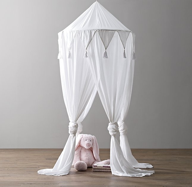 COTTON VOILE PLAY CANOPY - Image 1