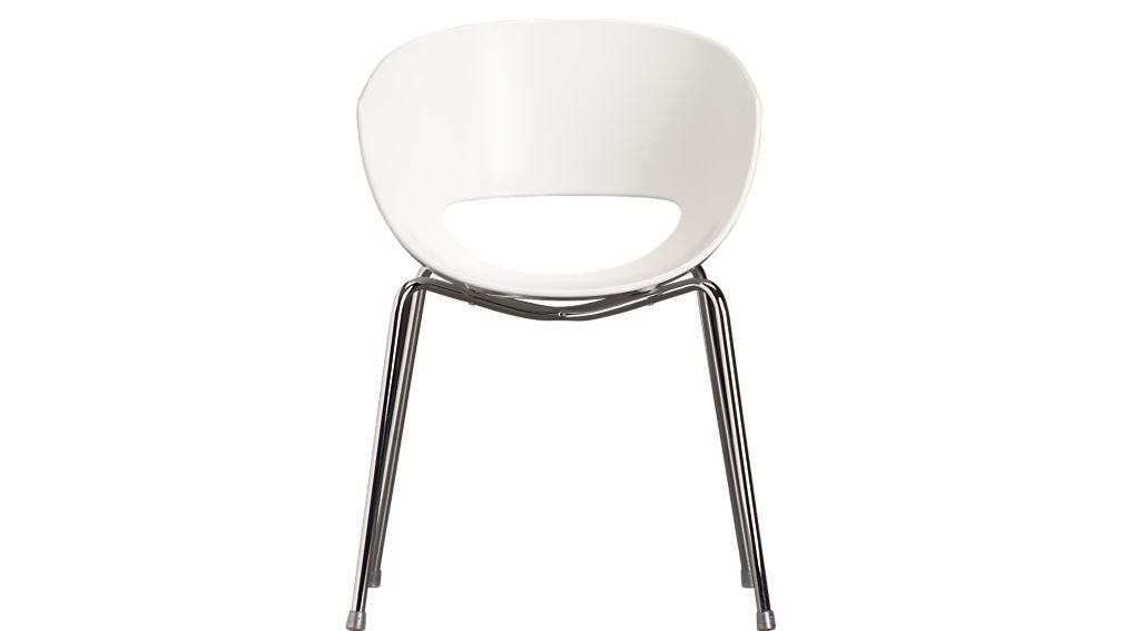 Orbit white arm chair - Image 0