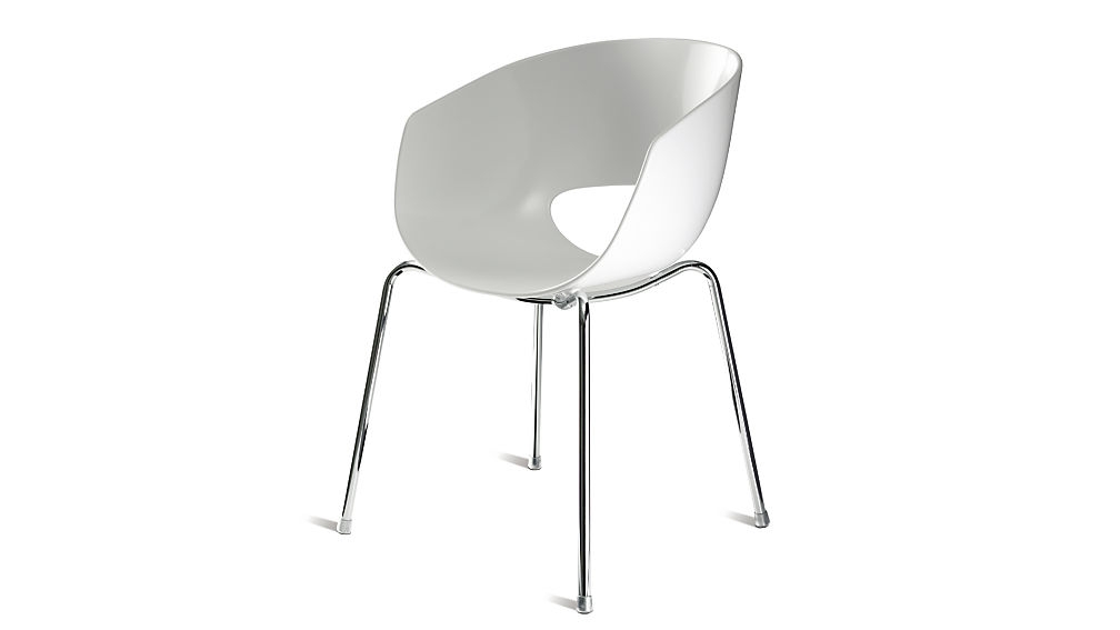 Orbit white arm chair - Image 1
