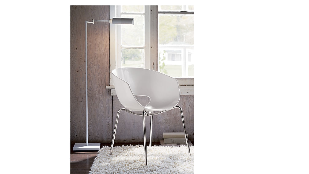 Orbit white arm chair - Image 5