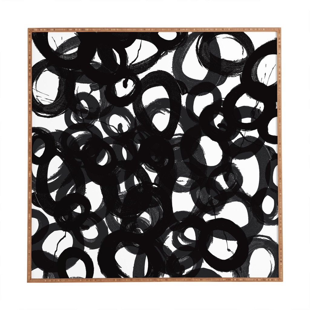 BLACK CIRCLES Wall Art - Image 1