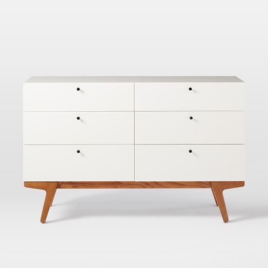 Modern 6-Drawer Dresser - Image 0