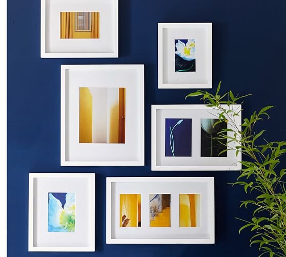 Gallery in a Box - Modern White Frames - Set of 6 - Image 1