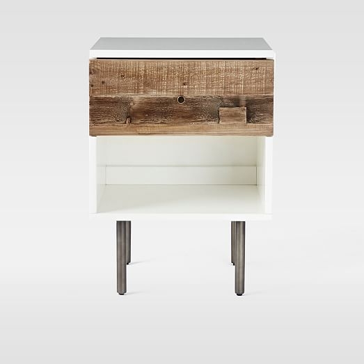 Reclaimed Wood + Lacquer Nightstand - Image 3