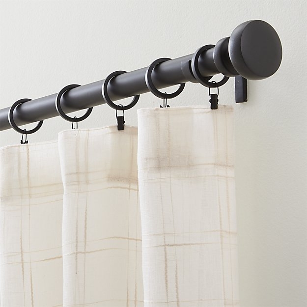 Briza 50"x84" Ivory Sheer Linen Curtain Panel - Image 2