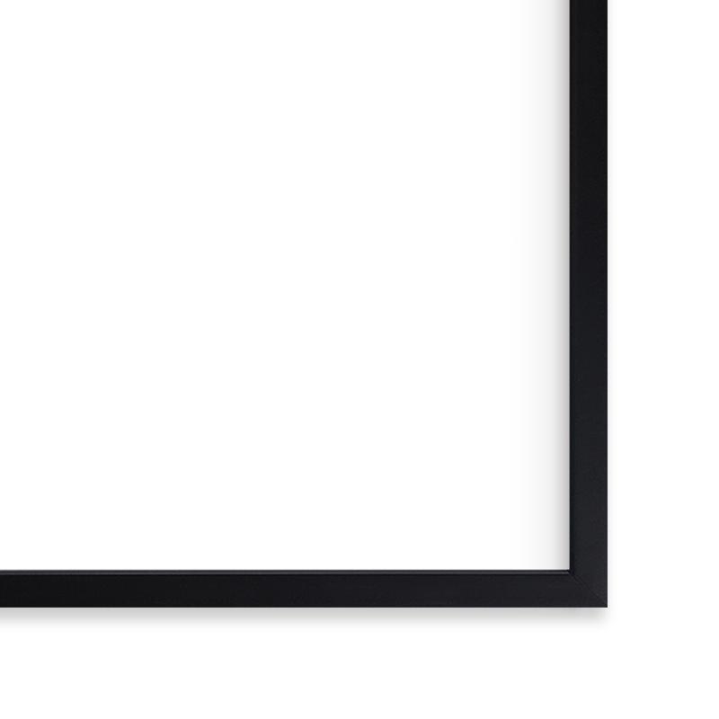 lighten-ing - 20" x 16" - Rich Black Wood Frame - White border - Image 2