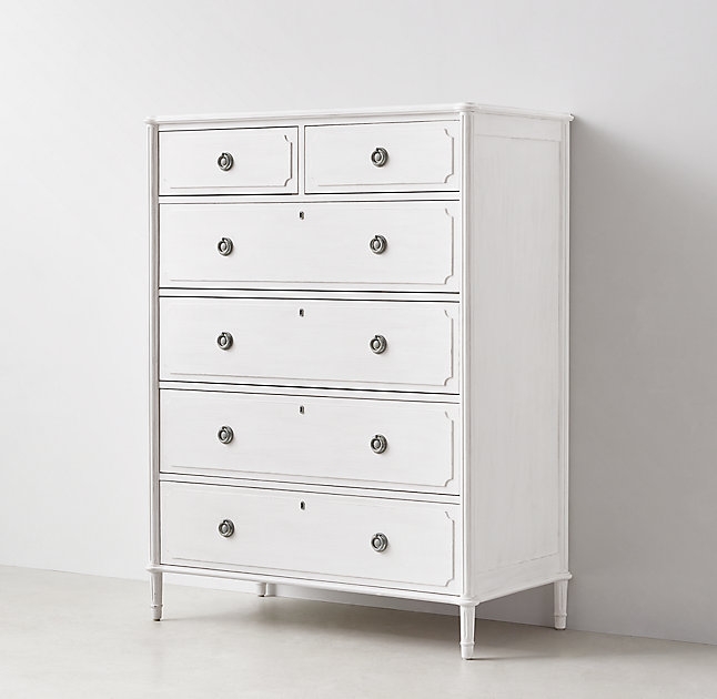 Sören Tall Dresser - Rustic White - Image 1