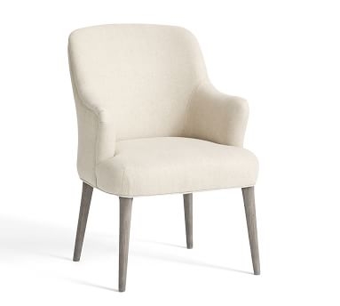 Wyatt Desk Chair - Oatmeal Linen - Image 1