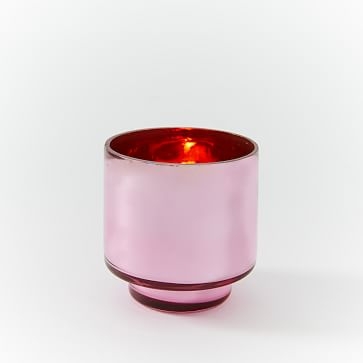 Colored Mercury Candleholder, Votive, Hot Pink - Image 0