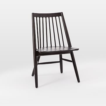 Scissor Spindle Chair, Charcoal - Image 1