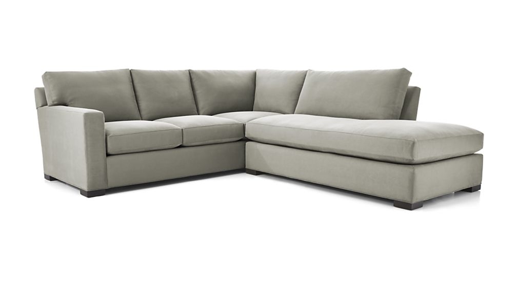 Axis II 2-Piece Right Bumper Sectional Sofa - Douglas Charcoal - Image 0