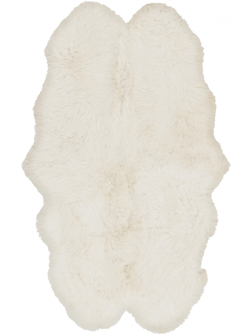 Alma Sheepskin Rug  - White - 4' x 6' - Image 2