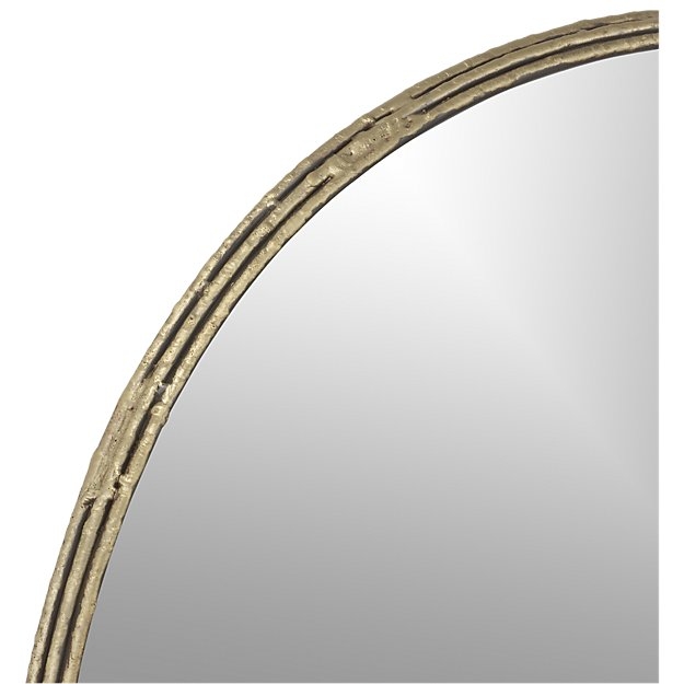 Tork brass dripping 30" wall mirror - Image 10