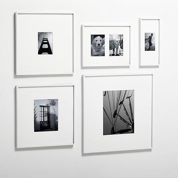Gallery white 5x7 picture frame - Image 4