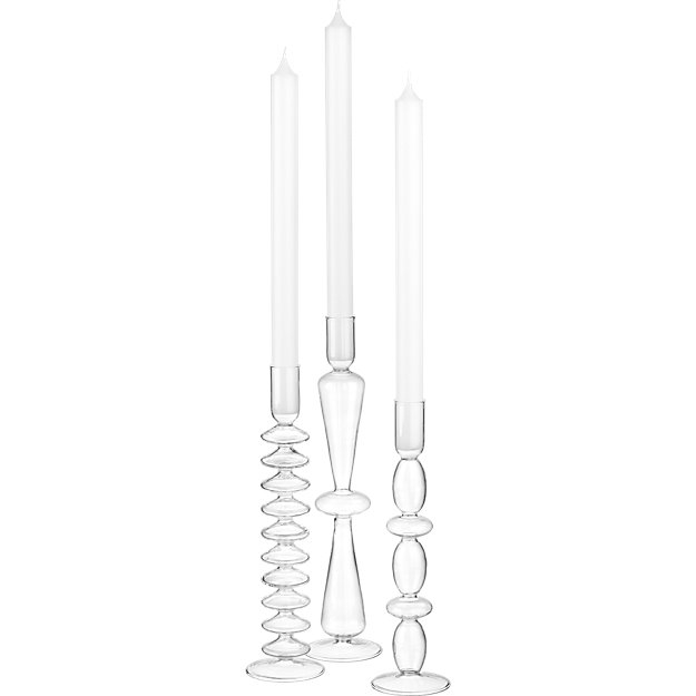 Numi 2-ring taper candleholder - Image 1