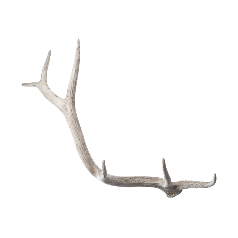 Weathered Resin Elk Antler - Image 0