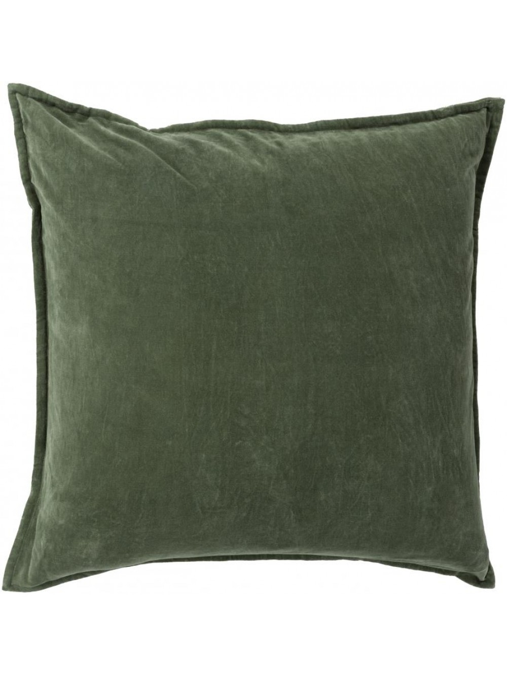 Maxen Pillow -  Dark Moss  - 20x20- Polyester Filled - Image 0