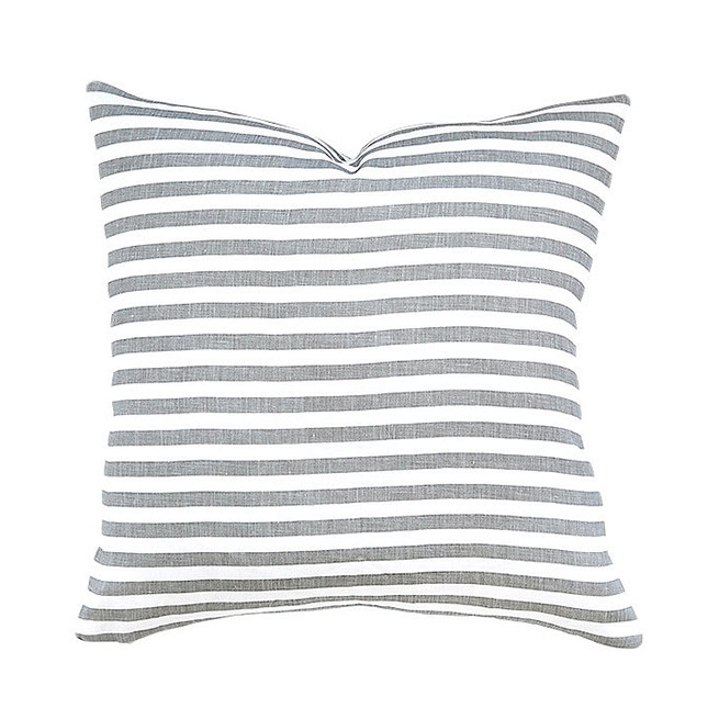 Perfect Stripe Pillow - Grey - 18" x 18" - No insert - Image 0
