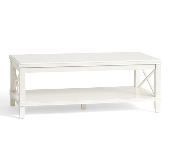 Cassie Coffee Table - Sky White - Image 0