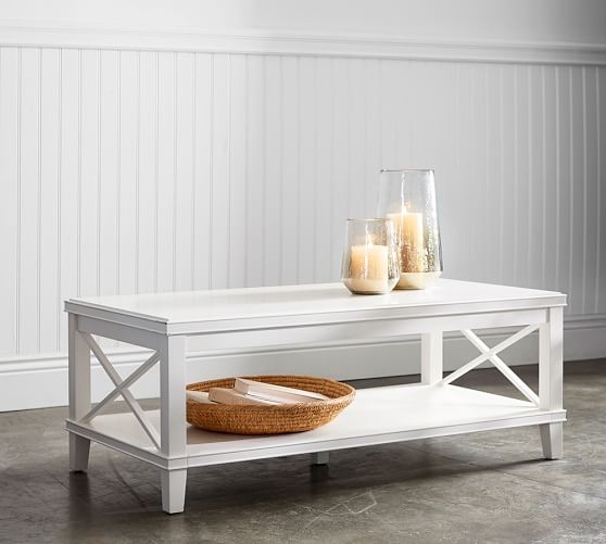 Cassie Coffee Table - Sky White - Image 1