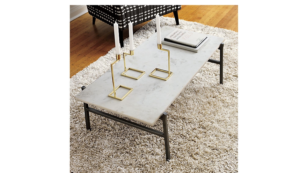 Slab marble coffee table - Image 3