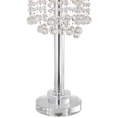 Madlyn Clear Crystal Droplet Table Lamp - Image 1