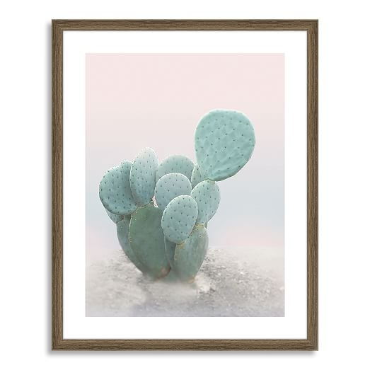 Minted for west elm - Little Cactus - 21" x 26" - Framed (With mat) - Image 0