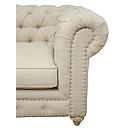 Blake BEIGE LINEN LAF SECTIONAL CHAISE - Image 7