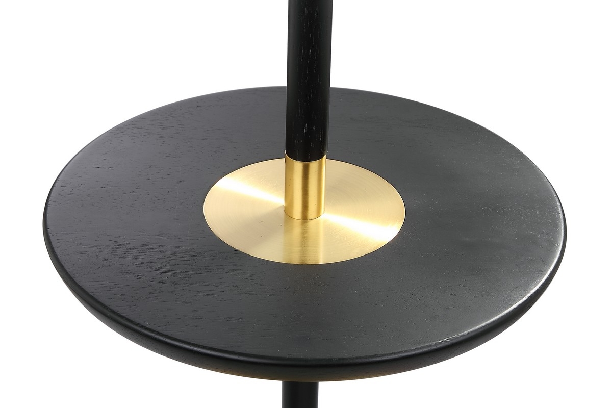 Janell 65-Inch H End Table Floor Lamp - Black - Arlo Home - Image 3