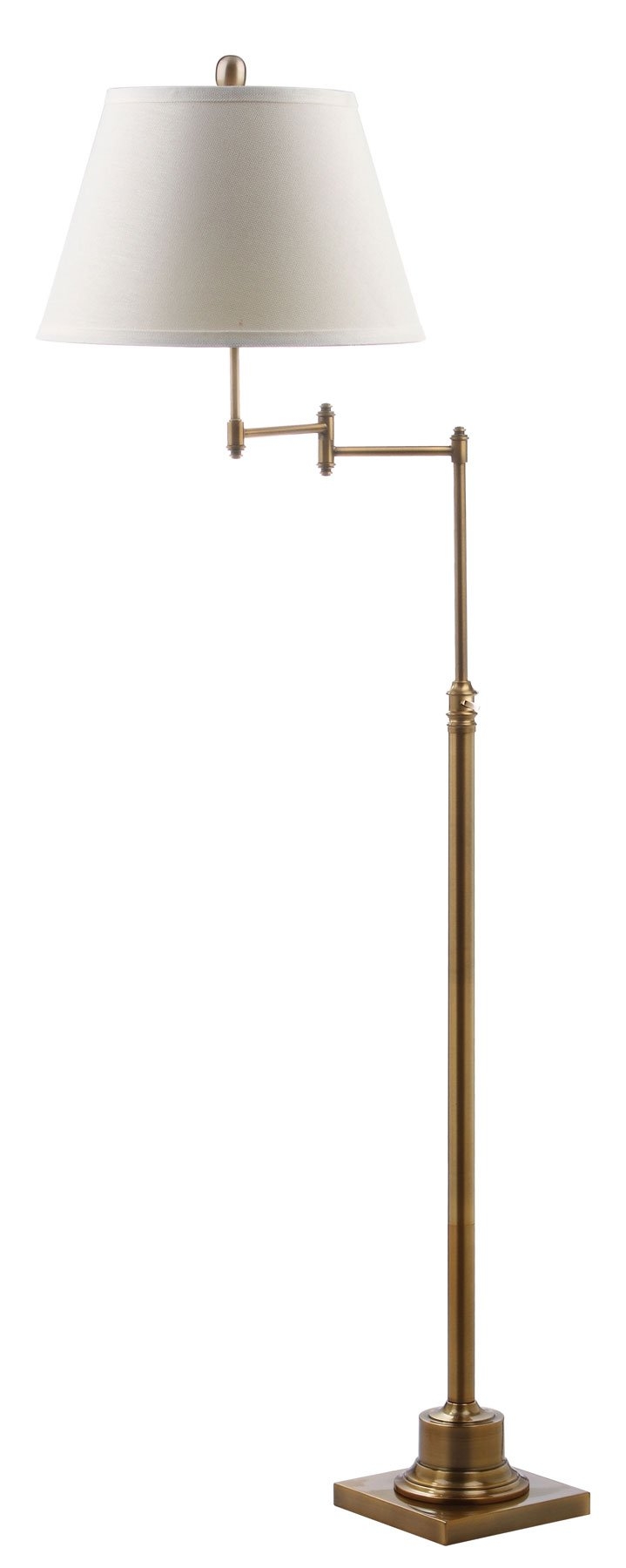 Ingram 68.5 -Inch H Adjustable Swivel Floor Lamp - Gold - Arlo Home - Image 0