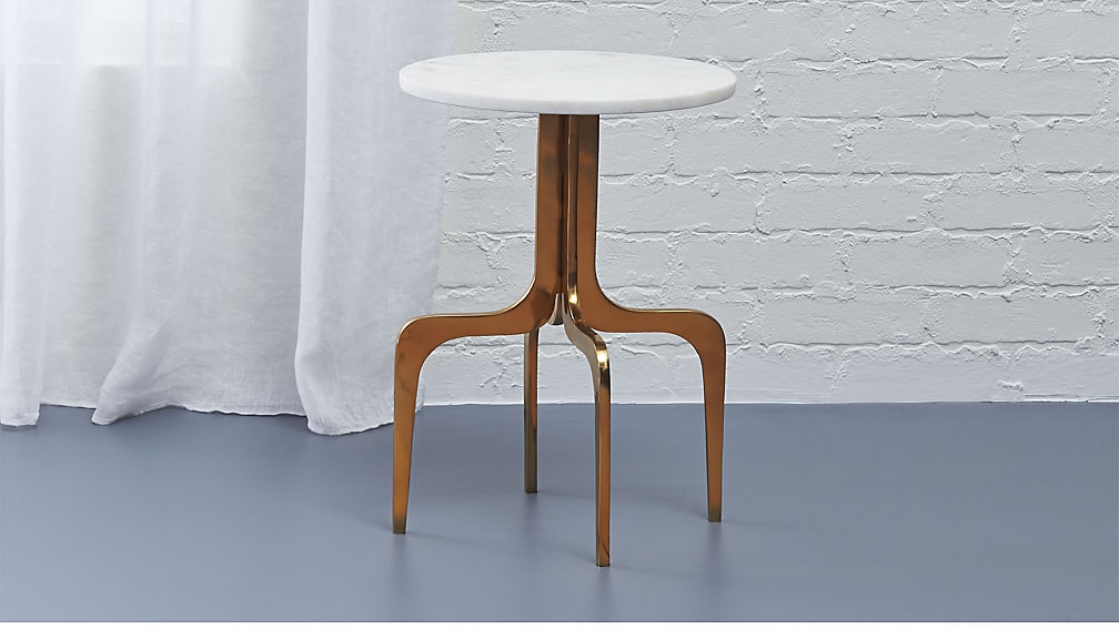 Dorset marble side table - Image 3